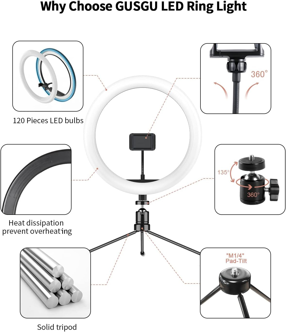 Ring Light for Webcam, Solution for Creators Litra Glow on Camcorder