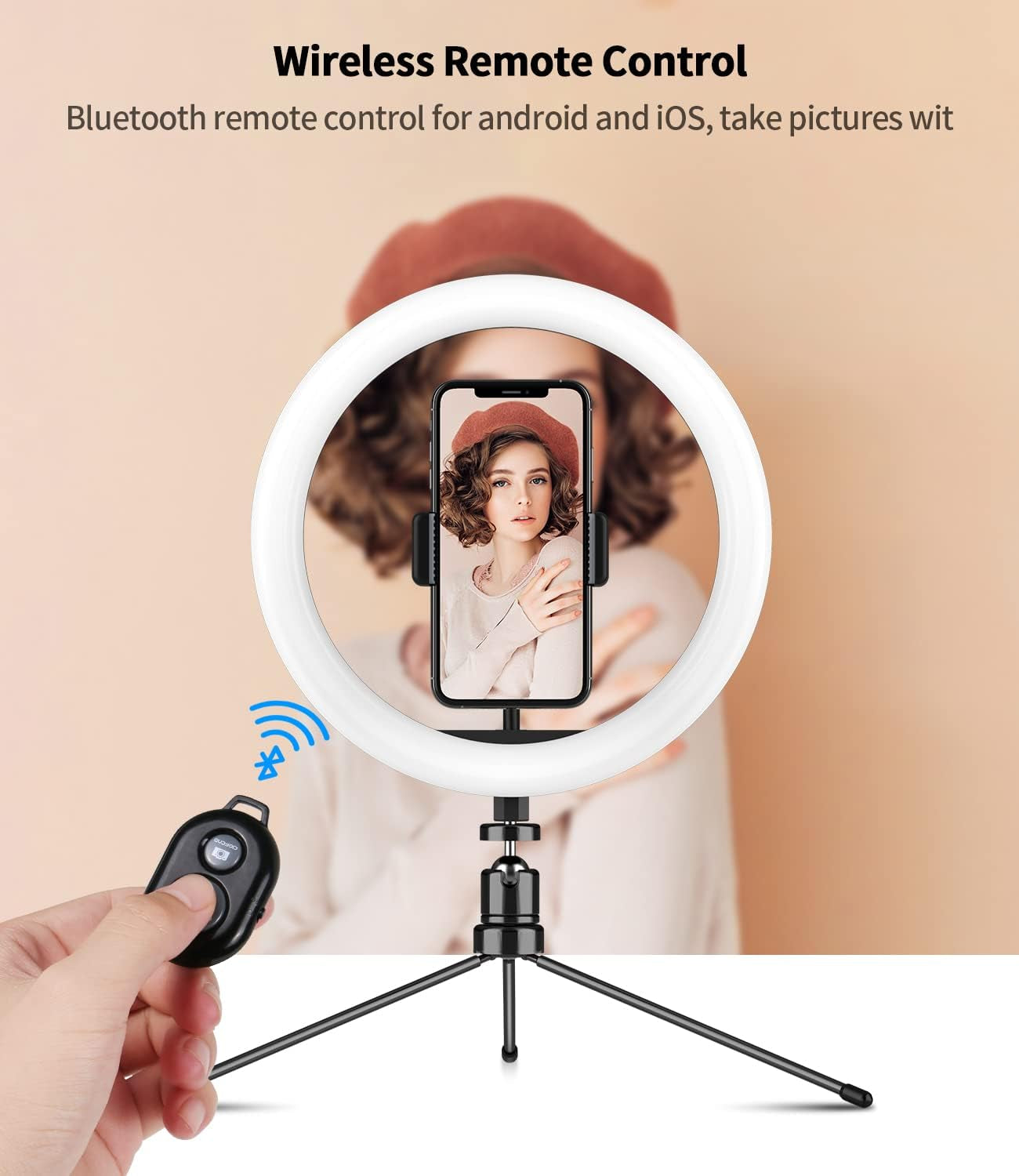 Ring Light for Webcam, Solution for Creators Litra Glow on Camcorder