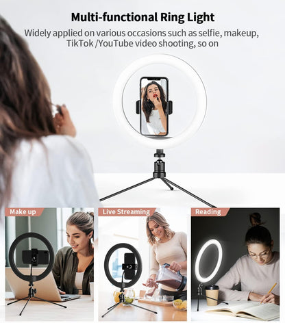 Ring Light for Webcam, Solution for Creators Litra Glow on Camcorder