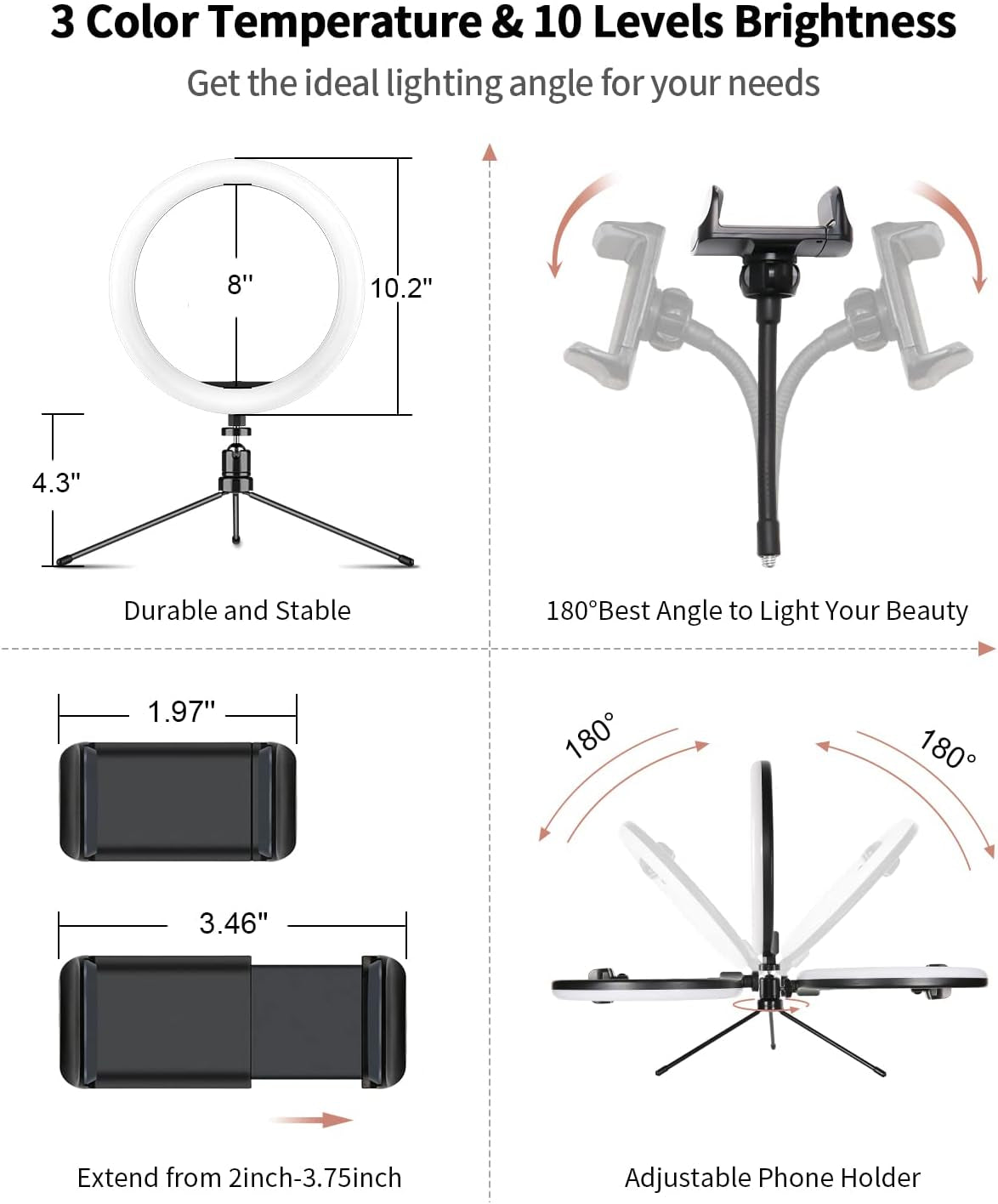 Ring Light for Webcam, Solution for Creators Litra Glow on Camcorder