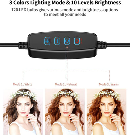 Ring Light for Webcam, Solution for Creators Litra Glow on Camcorder